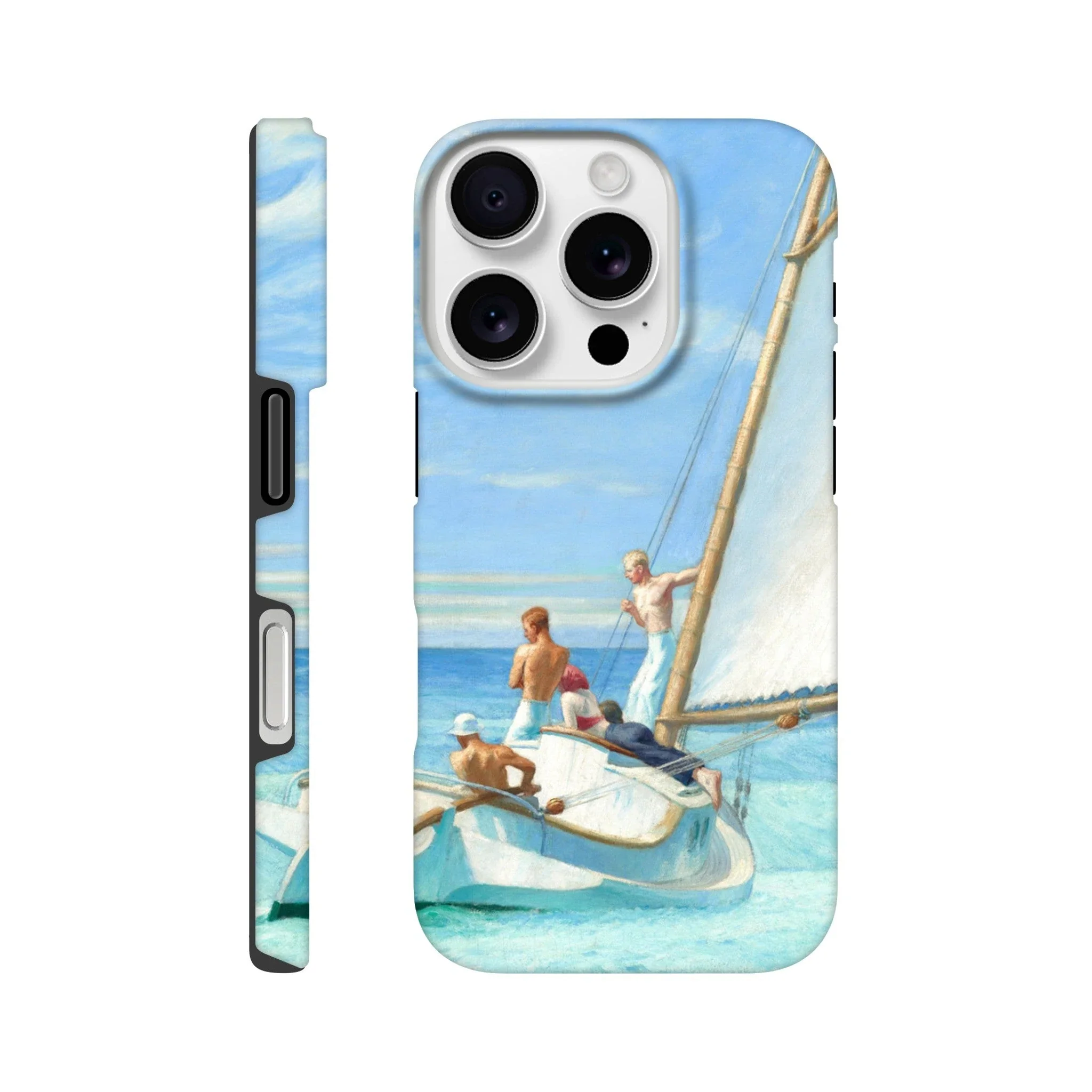 Tough Art Phone Case. 'Ground Swell' sailing art by Artist Edward Hopper. - Image 8
