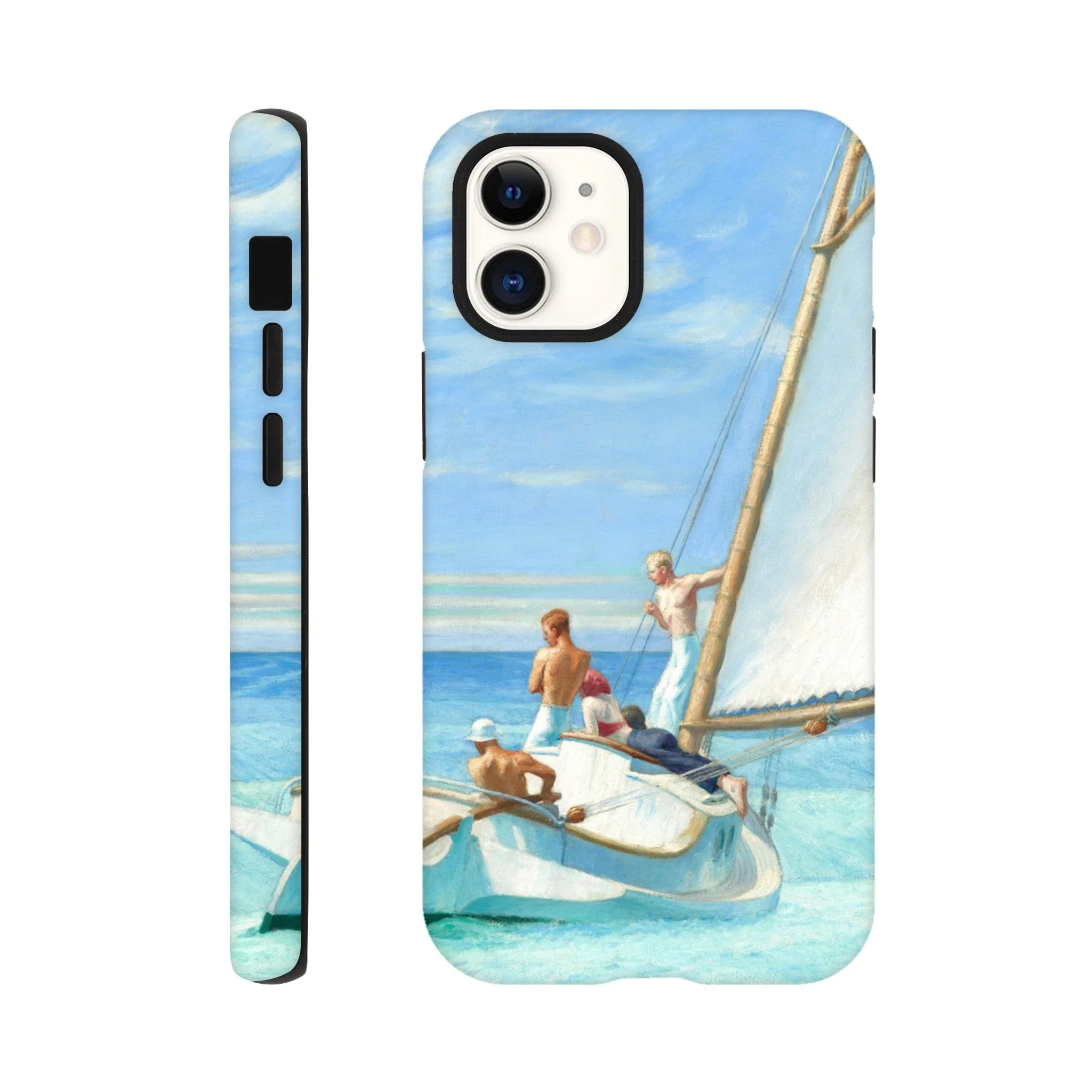 Tough Art Phone Case. 'Ground Swell' sailing art by Artist Edward Hopper. - Image 9