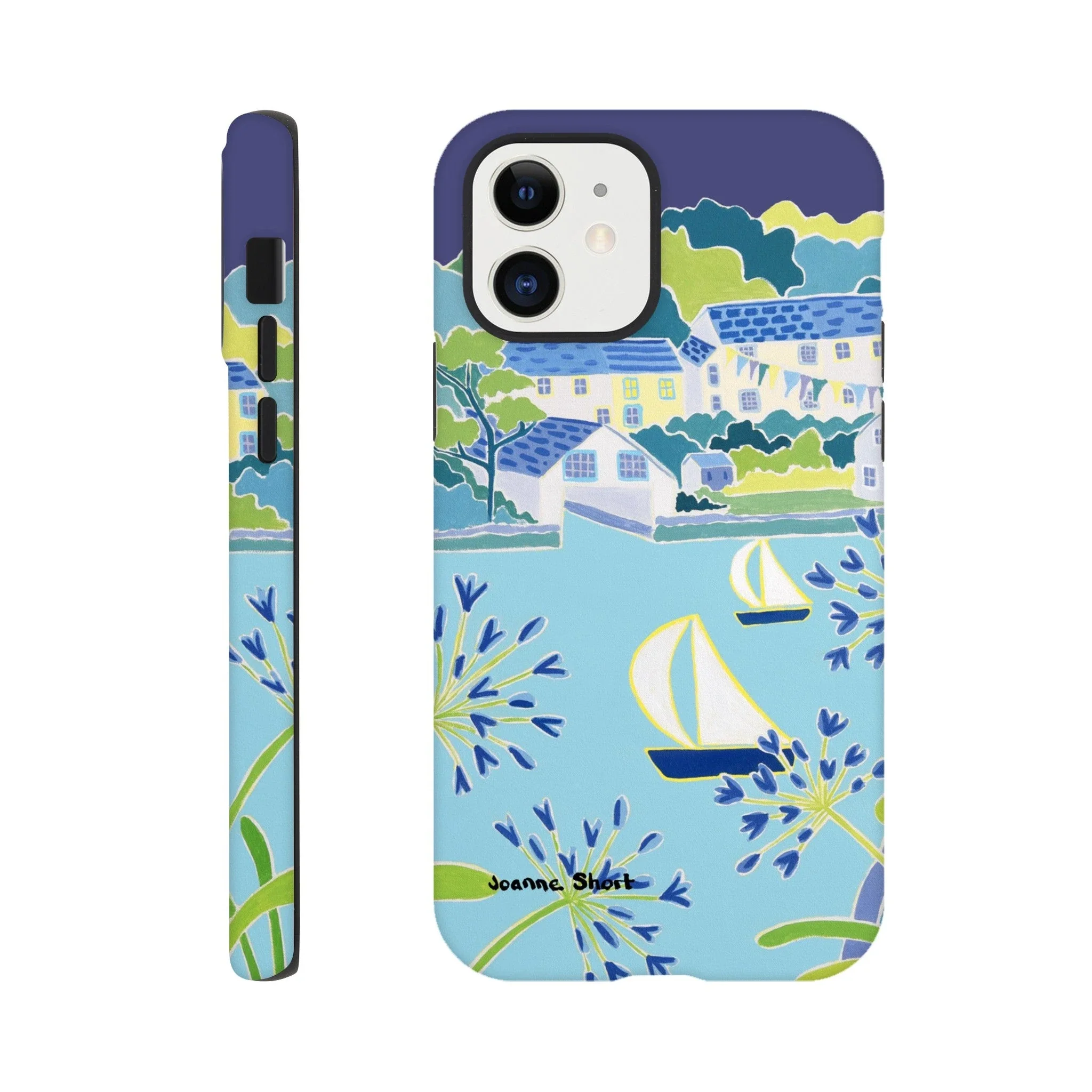 Tough Art Phone Case - Helford River & Village. Artist Joanne Short. Cornwall Art Gallery - Image 20