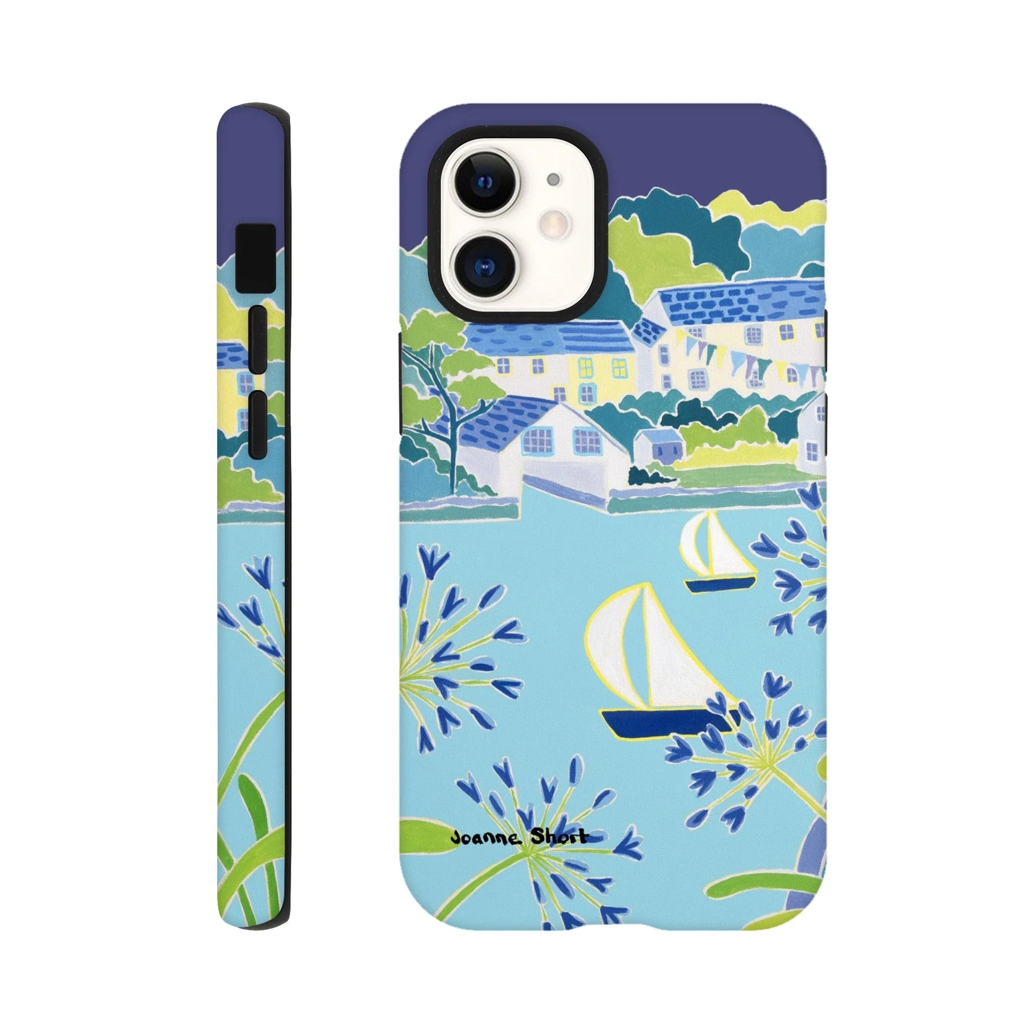 Tough Art Phone Case - Helford River & Village. Artist Joanne Short. Cornwall Art Gallery - Image 23