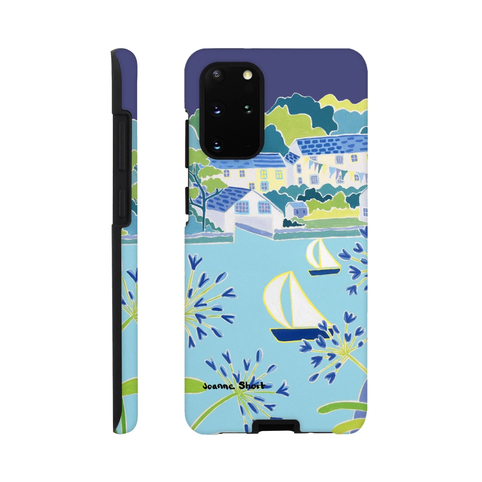 Tough Art Phone Case - Helford River & Village. Artist Joanne Short. Cornwall Art Gallery - Image 35