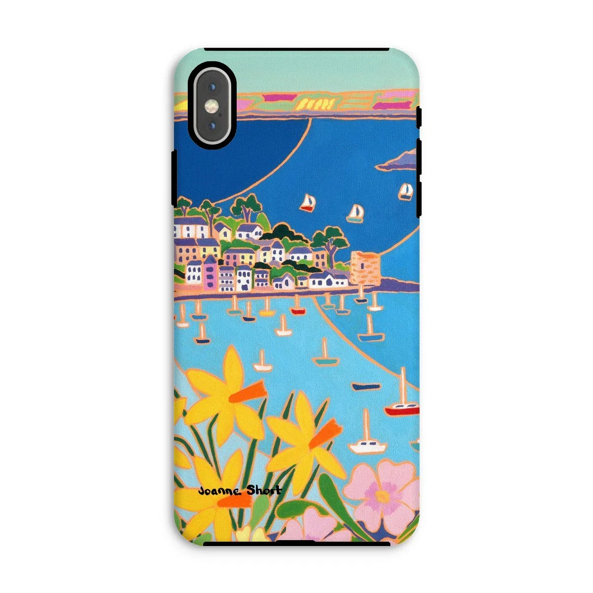 Tough Art Phone Case. Polruan, Fowey River. Artist Joanne Short. Cornwall Art Gallery - Image 23