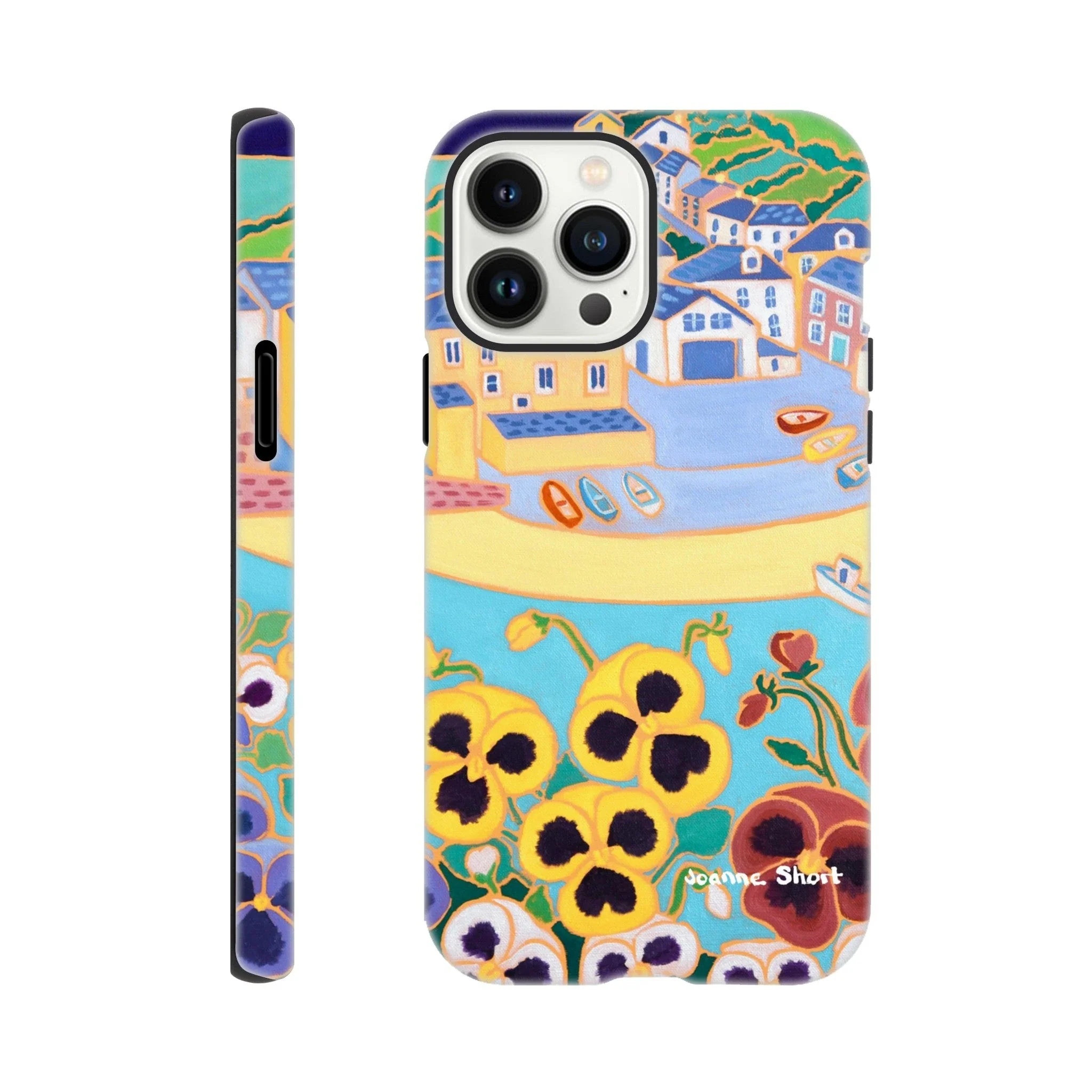 Tough Art Phone Case. Port Isaac. Artist Joanne Short. Cornwall Art Gallery - Image 10