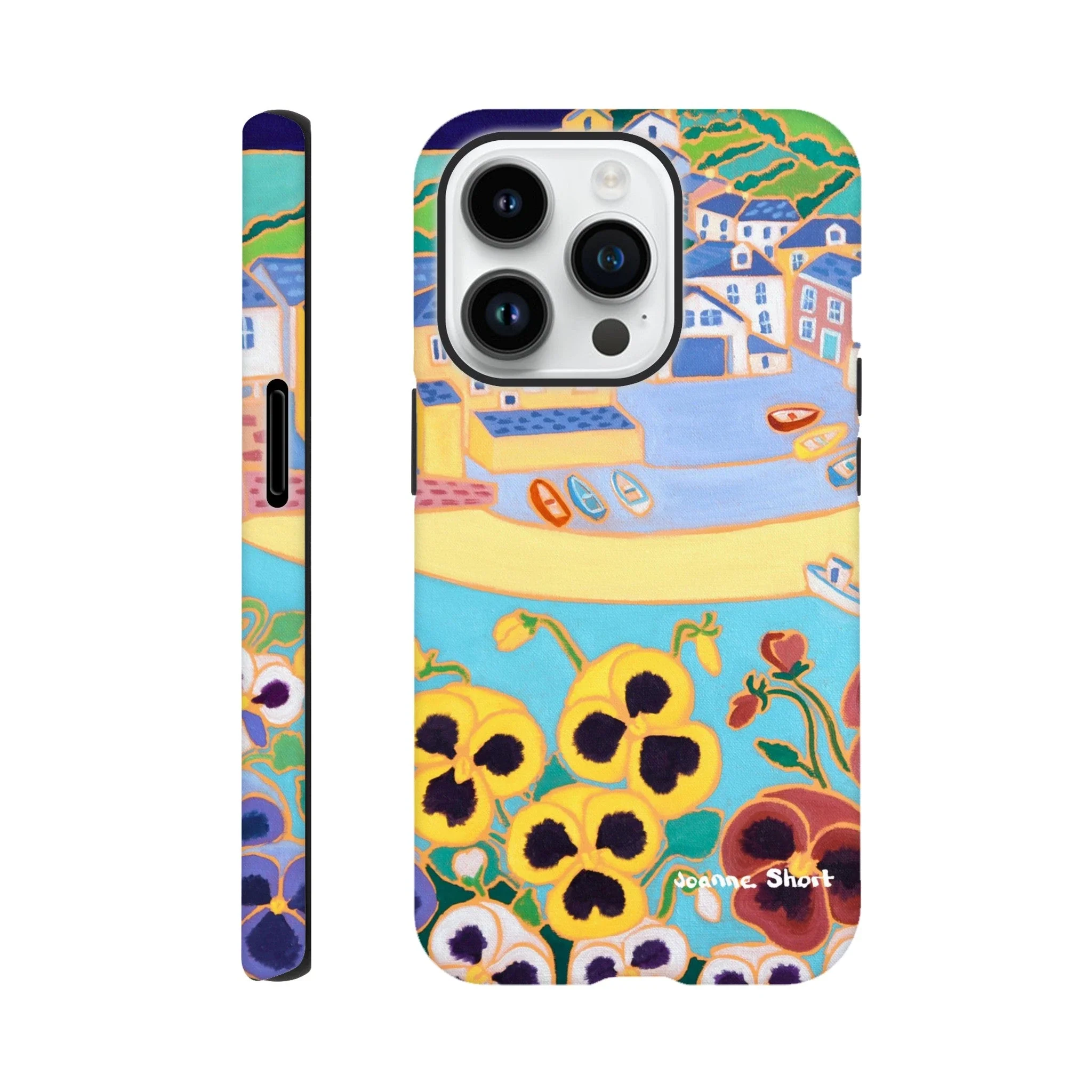 Tough Art Phone Case. Port Isaac. Artist Joanne Short. Cornwall Art Gallery - Image 11