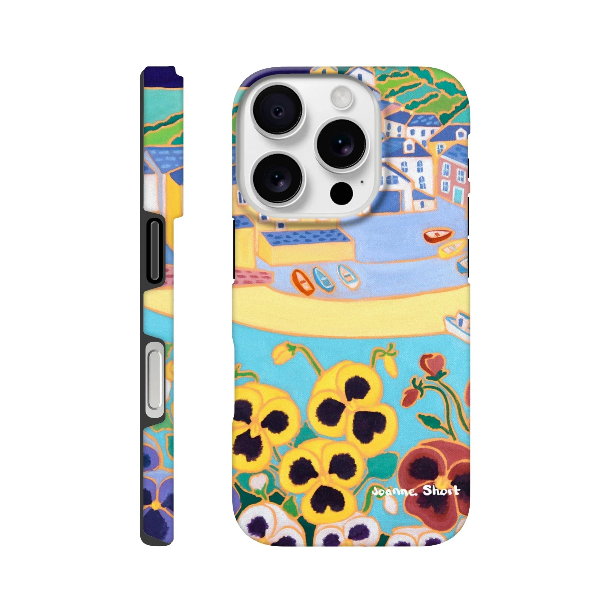 Tough Art Phone Case. Port Isaac. Artist Joanne Short. Cornwall Art Gallery - Image 14
