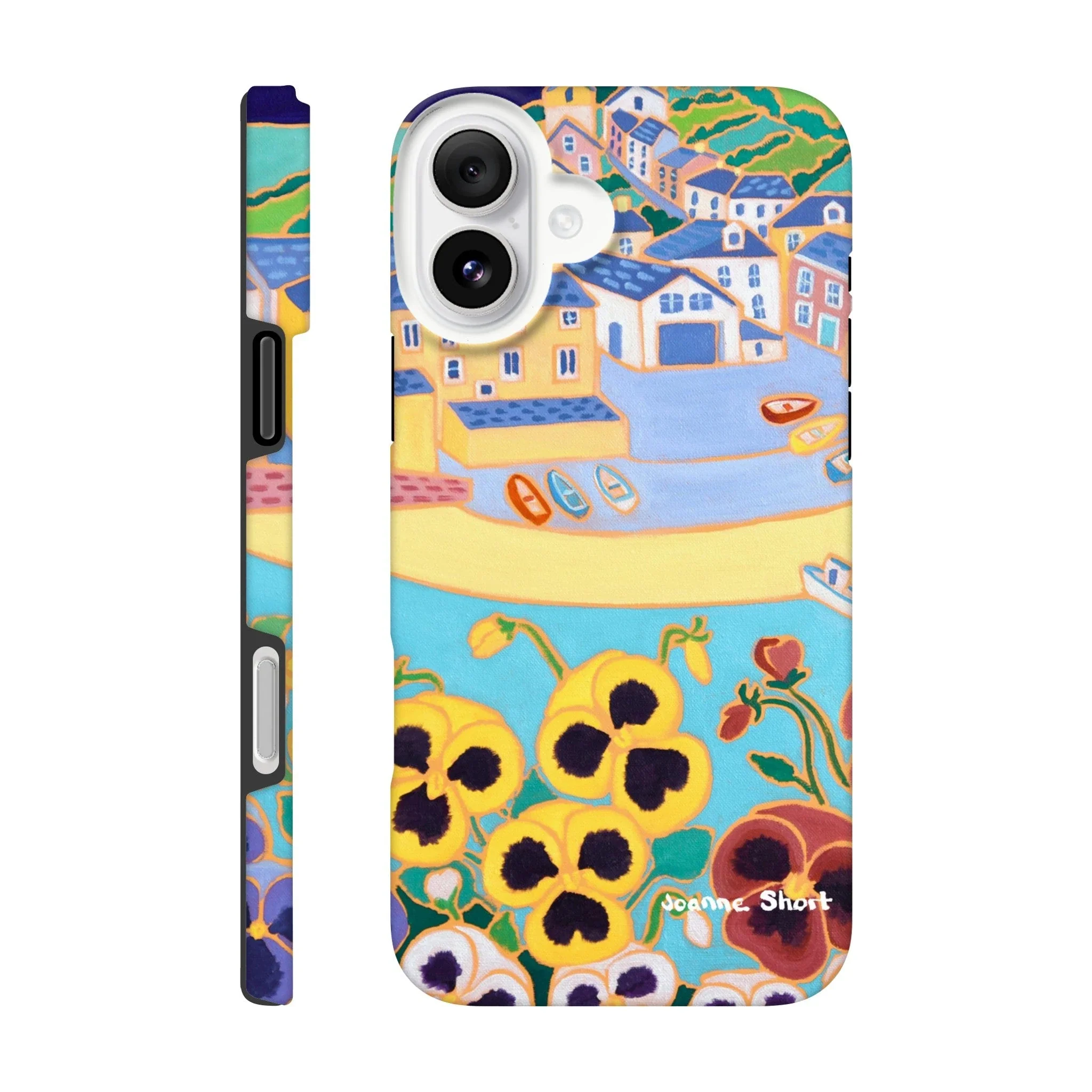 Tough Art Phone Case. Port Isaac. Artist Joanne Short. Cornwall Art Gallery - Image 15