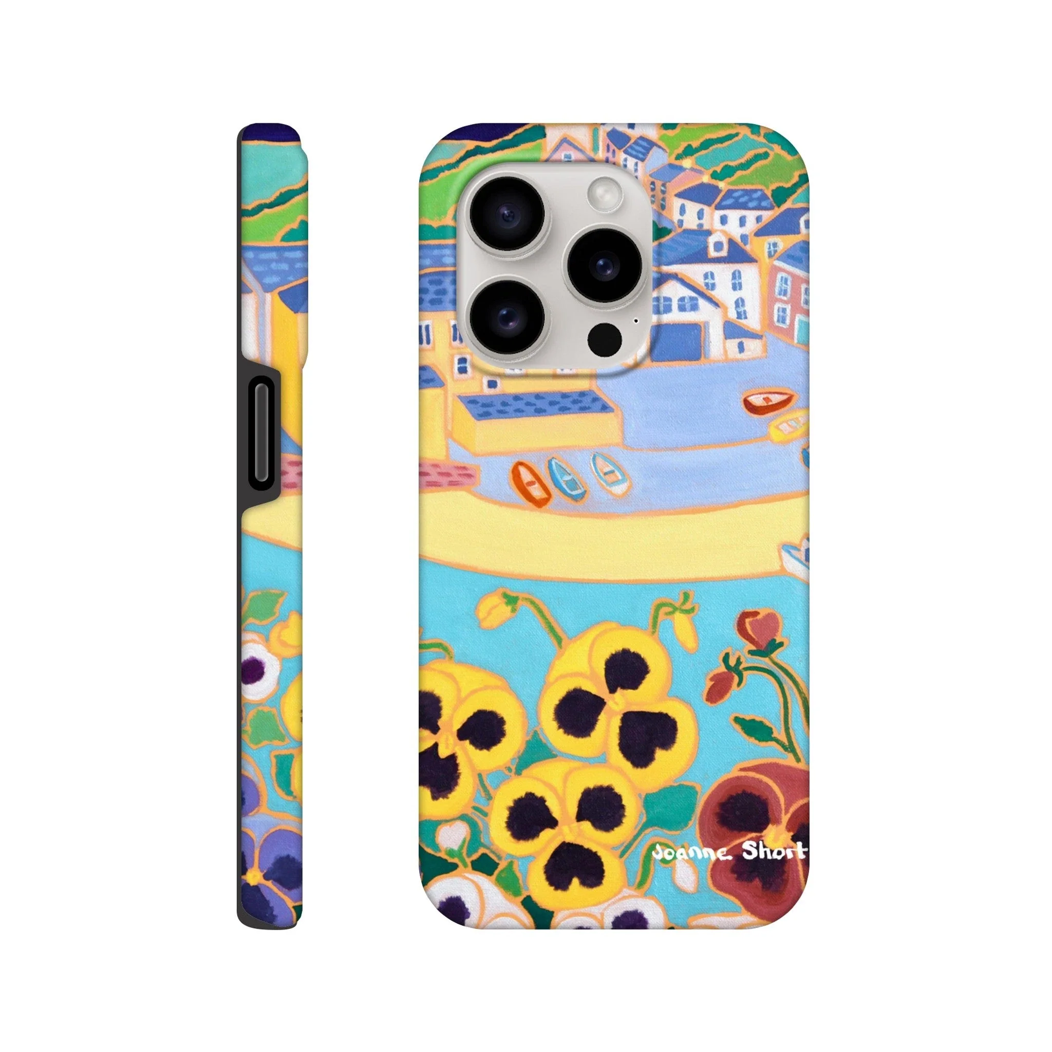Tough Art Phone Case. Port Isaac. Artist Joanne Short. Cornwall Art Gallery - Image 16