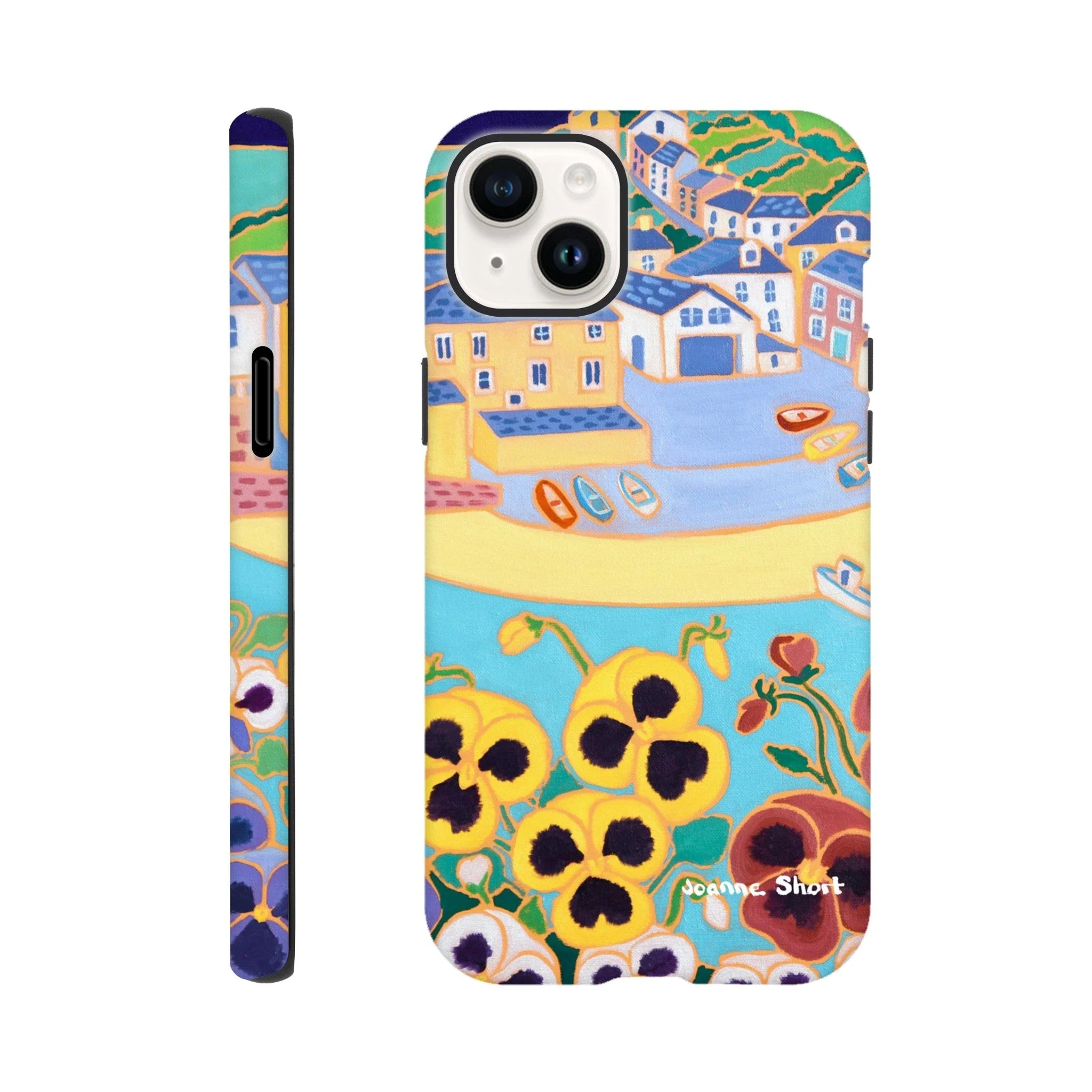 Tough Art Phone Case. Port Isaac. Artist Joanne Short. Cornwall Art Gallery - Image 17