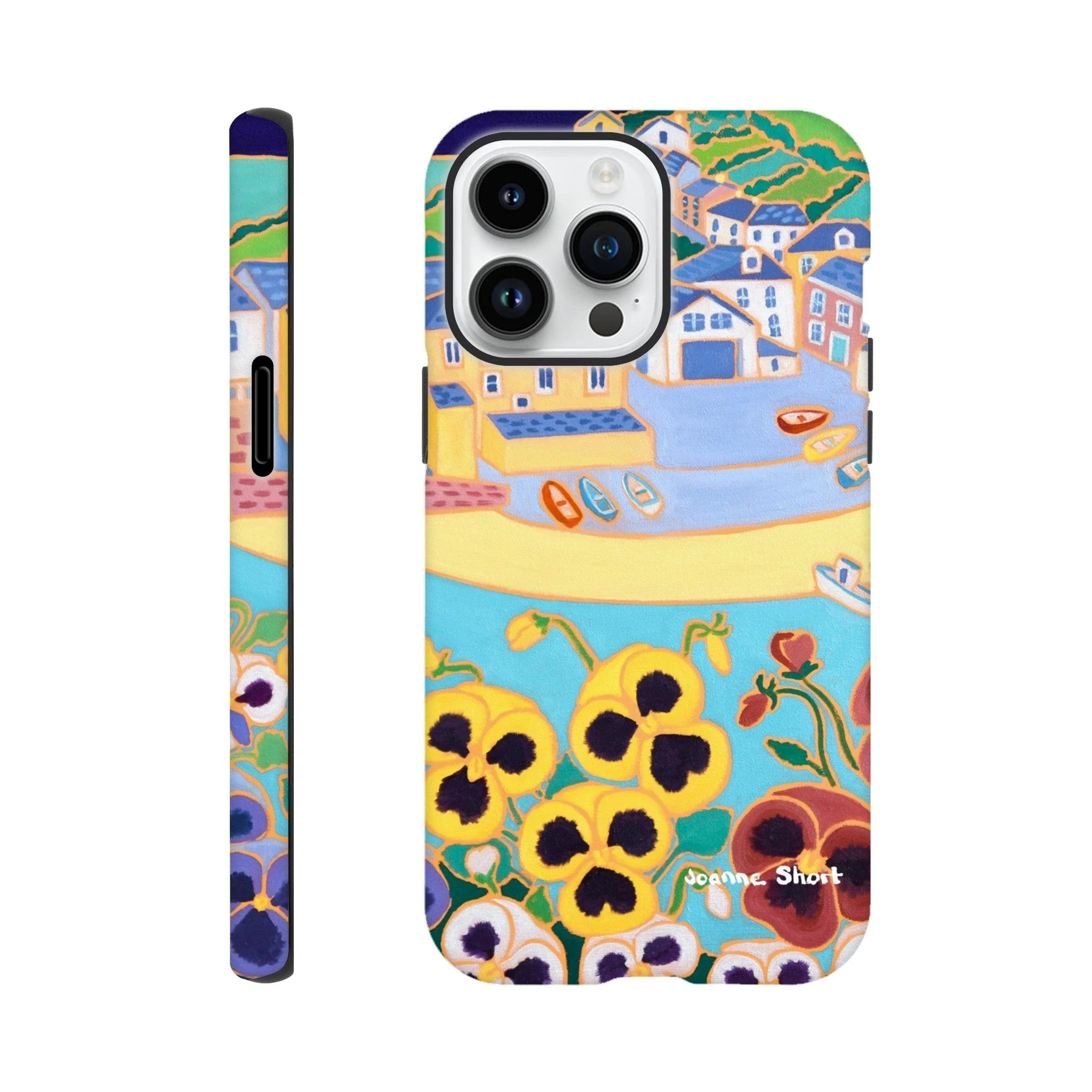 Tough Art Phone Case. Port Isaac. Artist Joanne Short. Cornwall Art Gallery - Image 20