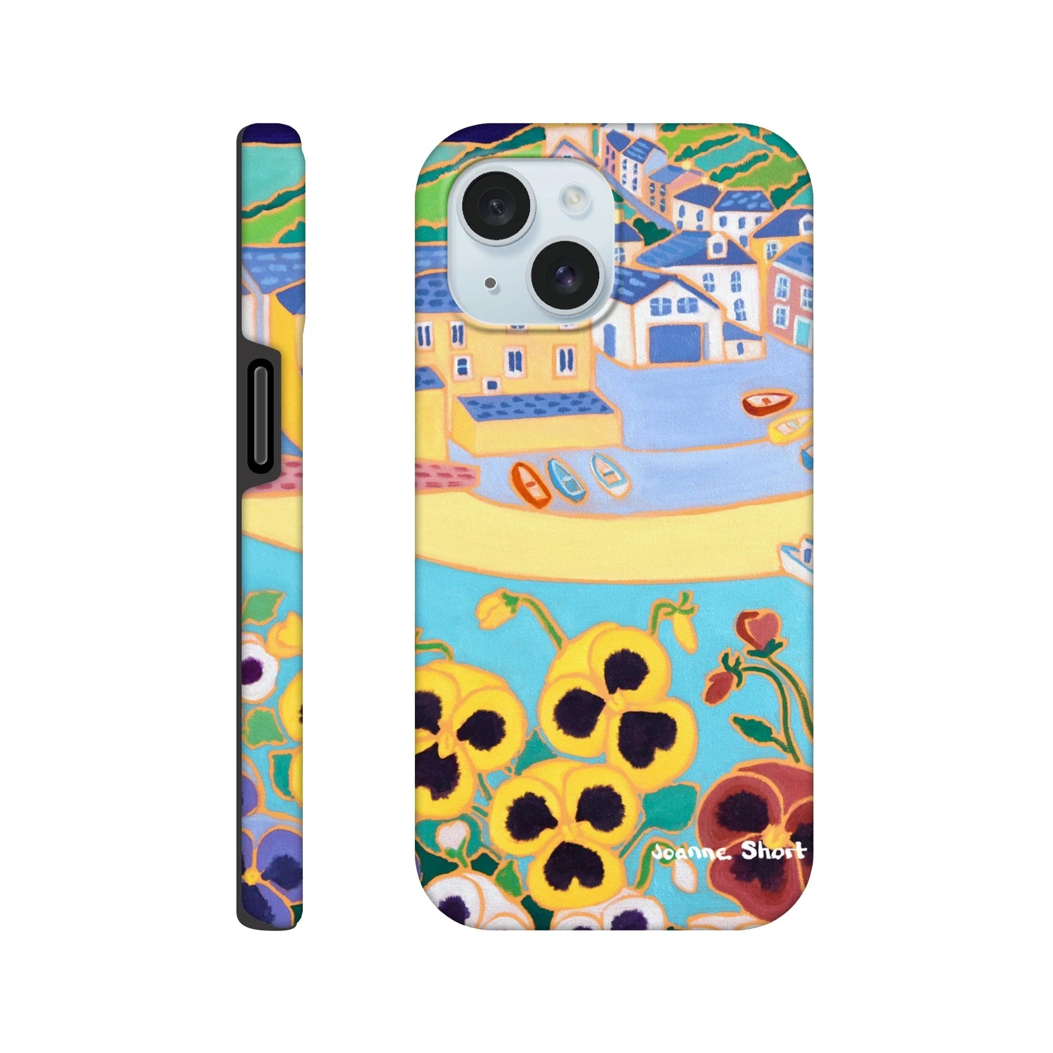 Tough Art Phone Case. Port Isaac. Artist Joanne Short. Cornwall Art Gallery - Image 5