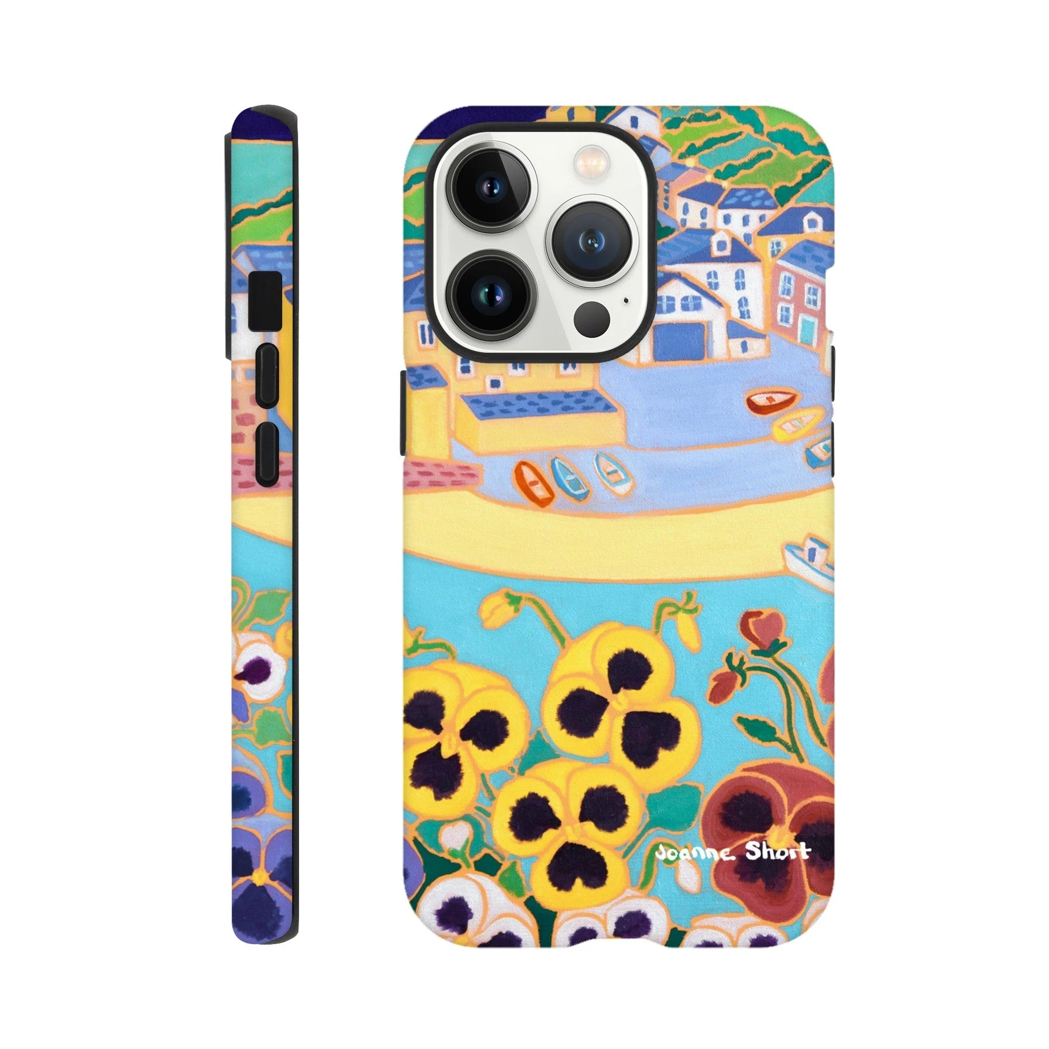 Tough Art Phone Case. Port Isaac. Artist Joanne Short. Cornwall Art Gallery - Image 6