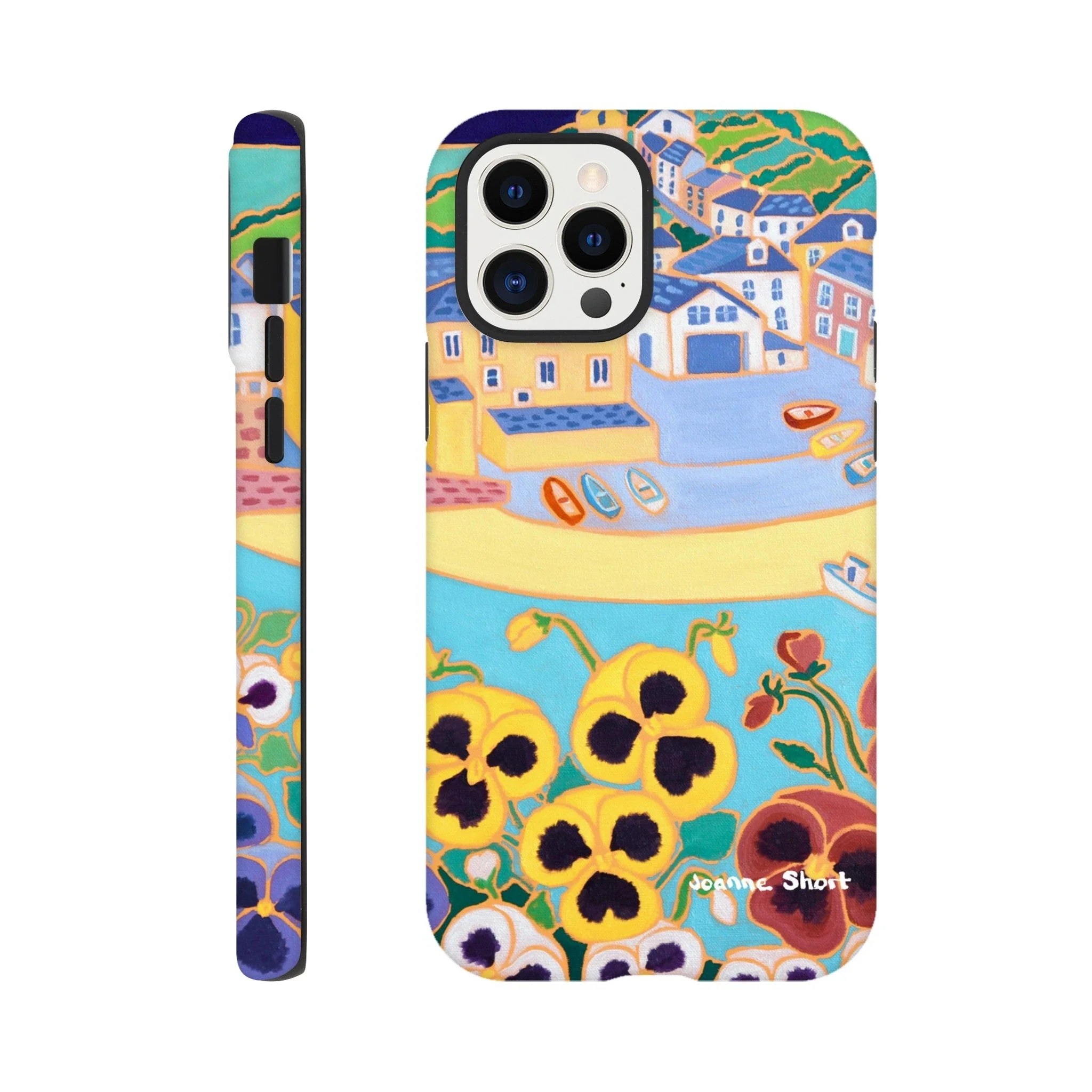 Tough Art Phone Case. Port Isaac. Artist Joanne Short. Cornwall Art Gallery - Image 7