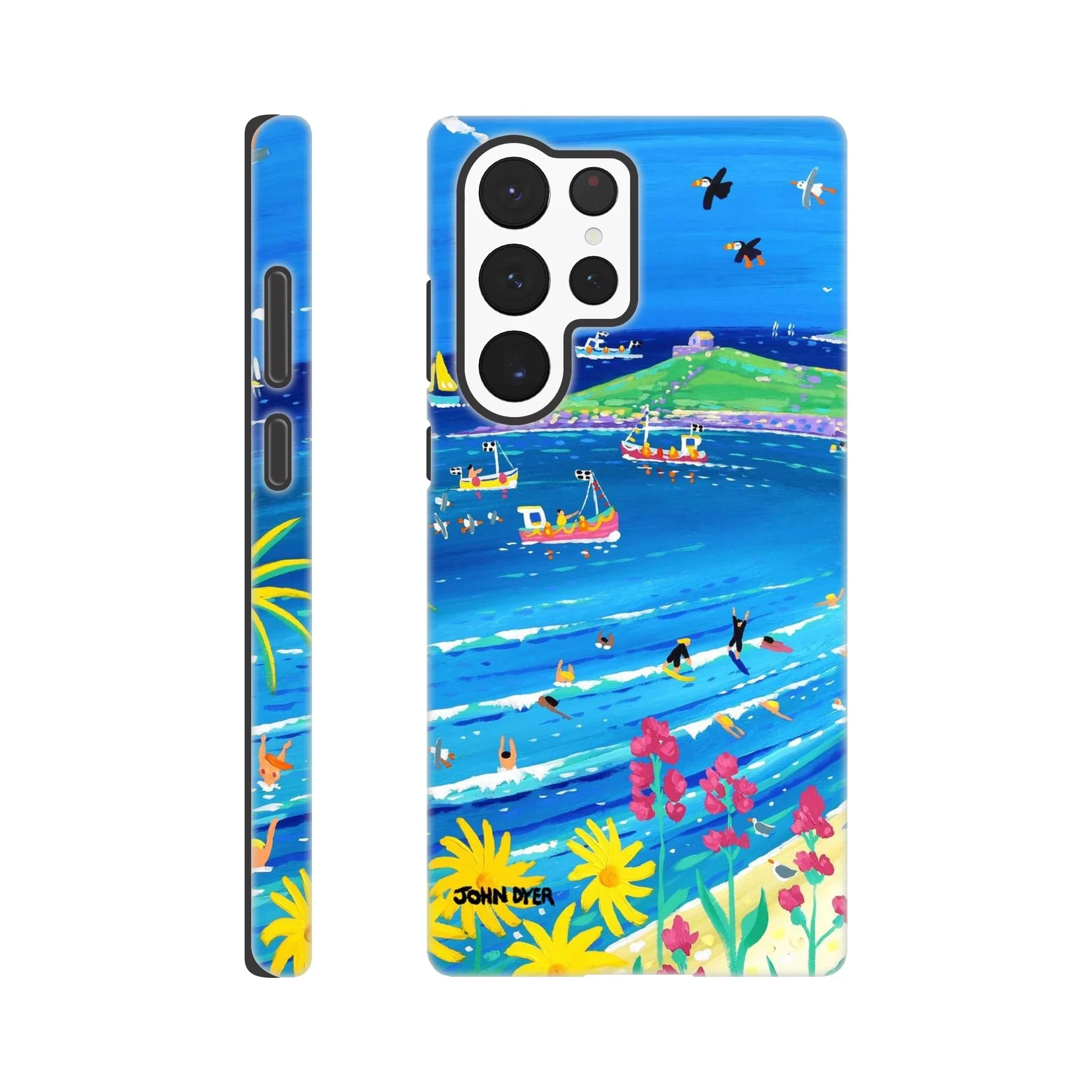 Tough Art Phone Case for Samsung Galaxy. Porthmeor Beach, St Ives by Cornish Artist John Dyer. - Image 11