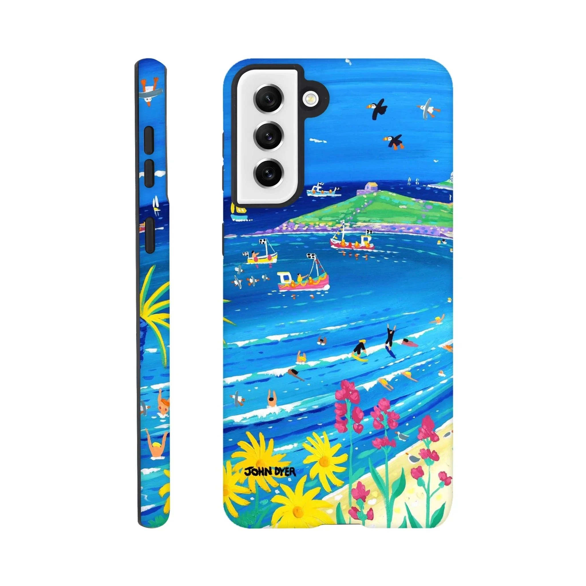 Tough Art Phone Case for Samsung Galaxy. Porthmeor Beach, St Ives by Cornish Artist John Dyer. - Image 9