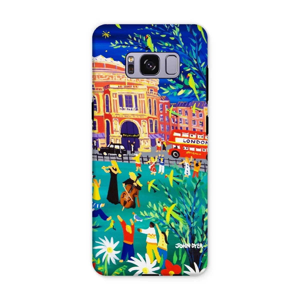 Tough Art Phone Case. Royal Albert Hall, Hyde park, London. Musicians. Artist John Dyer. Cornwall Art Gallery - Image 10
