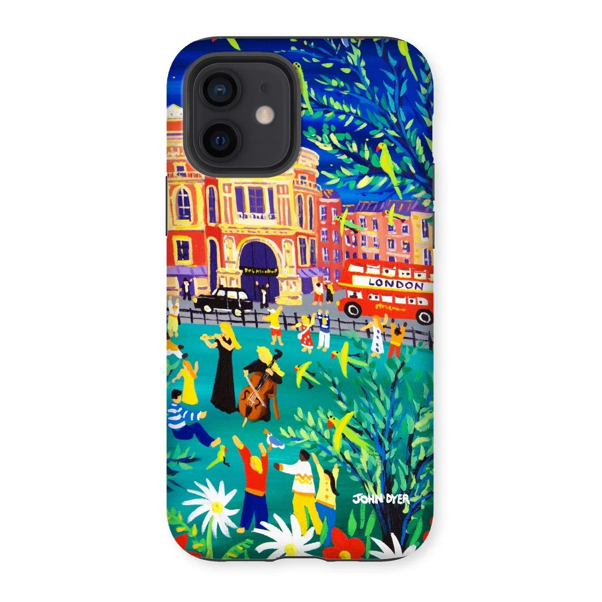 Tough Art Phone Case. Royal Albert Hall, Hyde park, London. Musicians. Artist John Dyer. Cornwall Art Gallery - Image 14