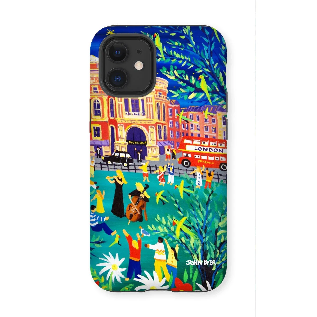 Tough Art Phone Case. Royal Albert Hall, Hyde park, London. Musicians. Artist John Dyer. Cornwall Art Gallery - Image 15