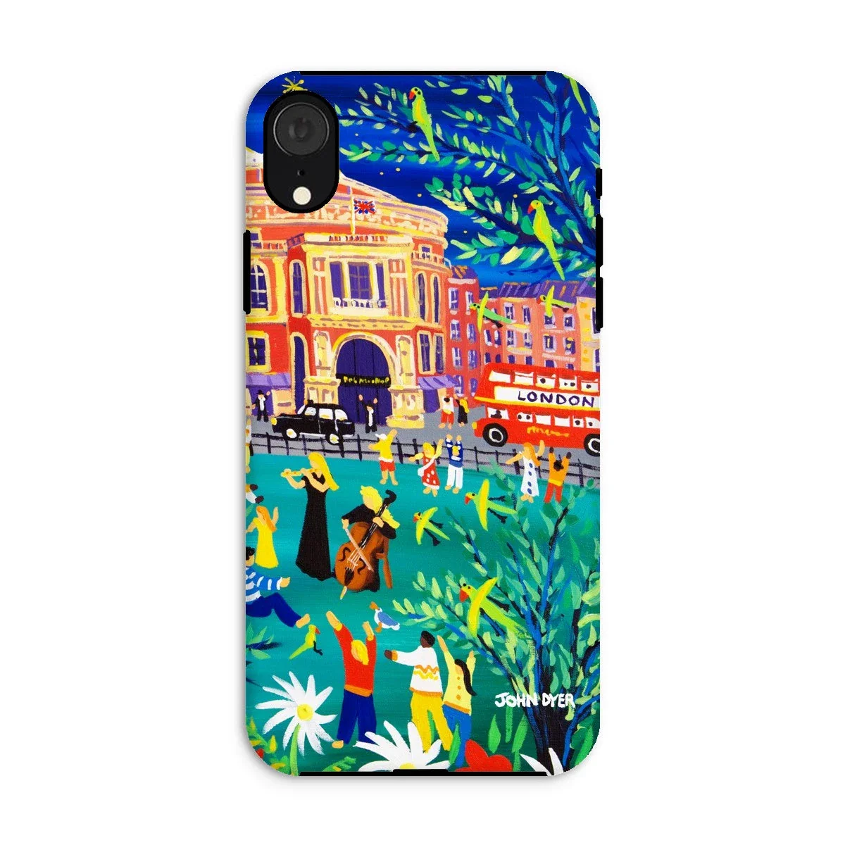 Tough Art Phone Case. Royal Albert Hall, Hyde park, London. Musicians. Artist John Dyer. Cornwall Art Gallery - Image 21