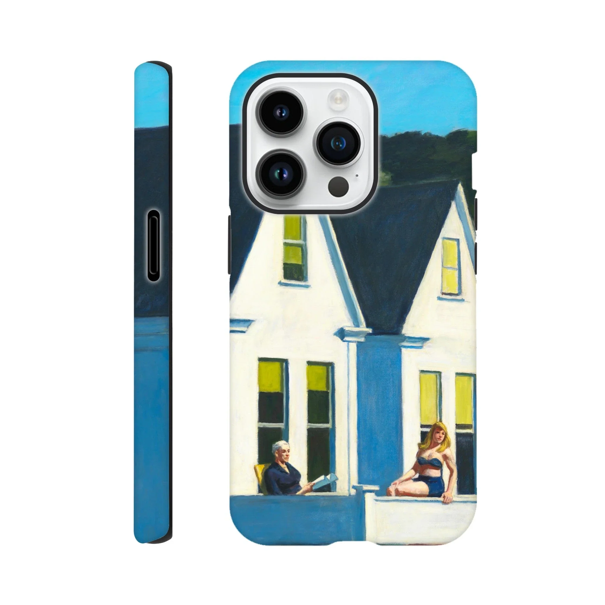 Tough Art Phone Case. 'Second Story Sunlight' by Artist Edward Hopper. - Image 13