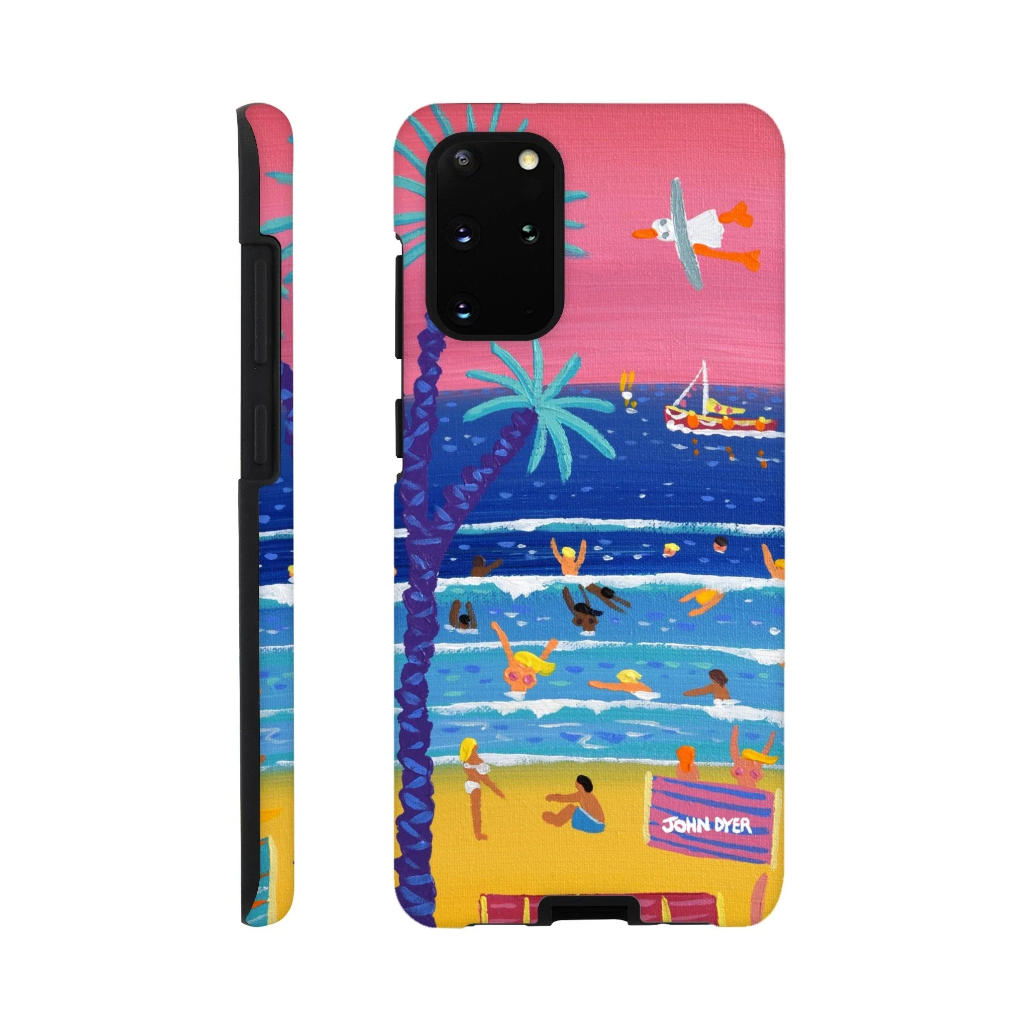 Tough Art Phone Case. St Ives Beach Sunset Cornwall. Artist John Dyer. Cornwall Art Gallery - Image 27