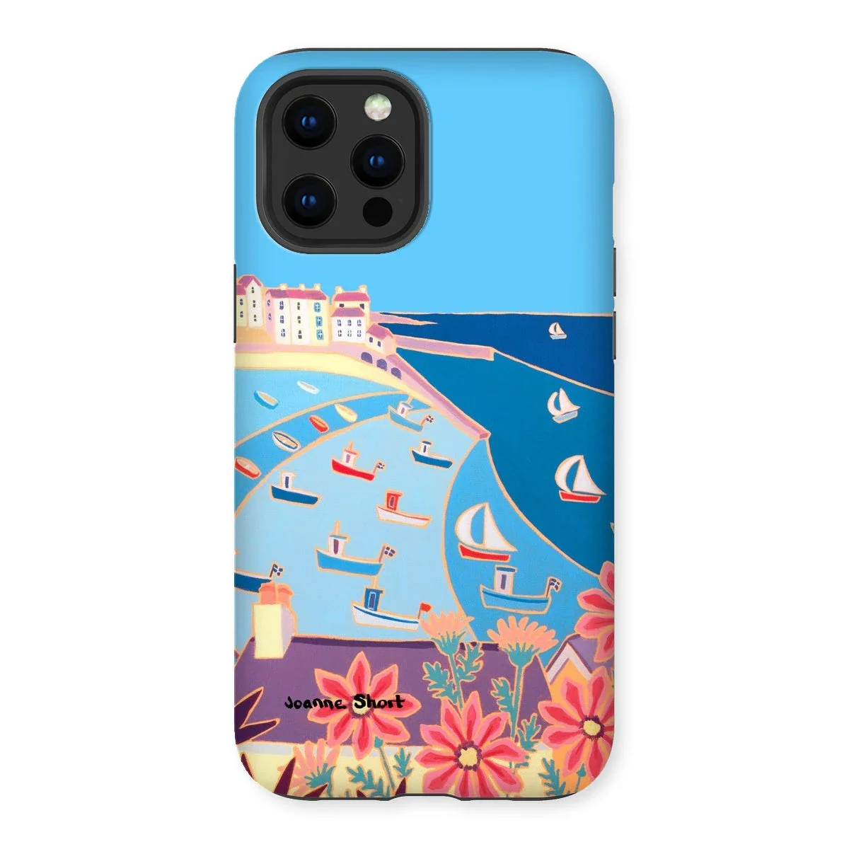 Tough Art Phone Case. St Ives Harbour. Artist Joanne Short. Cornwall Art Gallery - Image 4