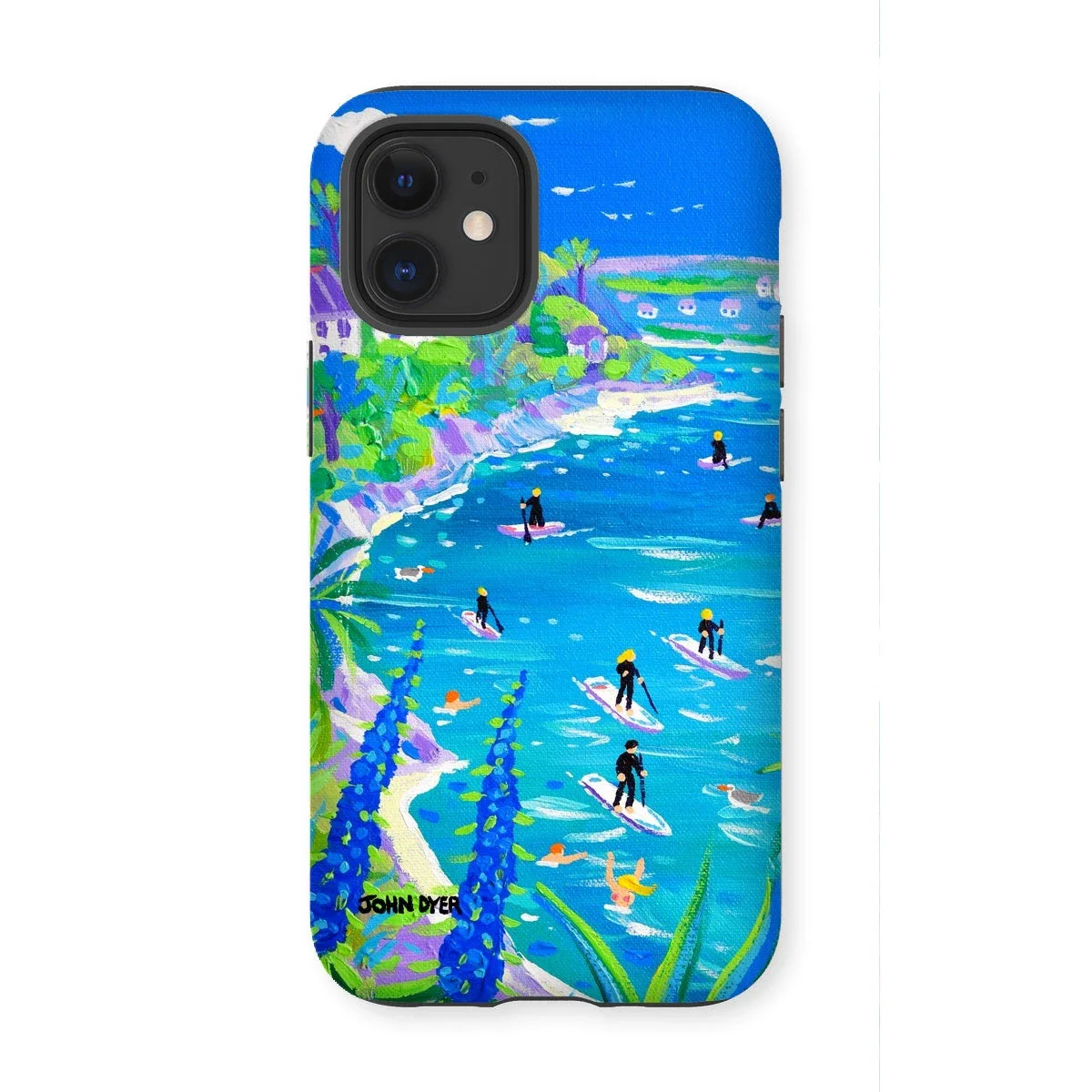 Tough Art Phone Case. SUP Paddleboarding, Gannel Estuary, Newquay. Artist John Dyer. Cornwall Art Gallery - Image 15