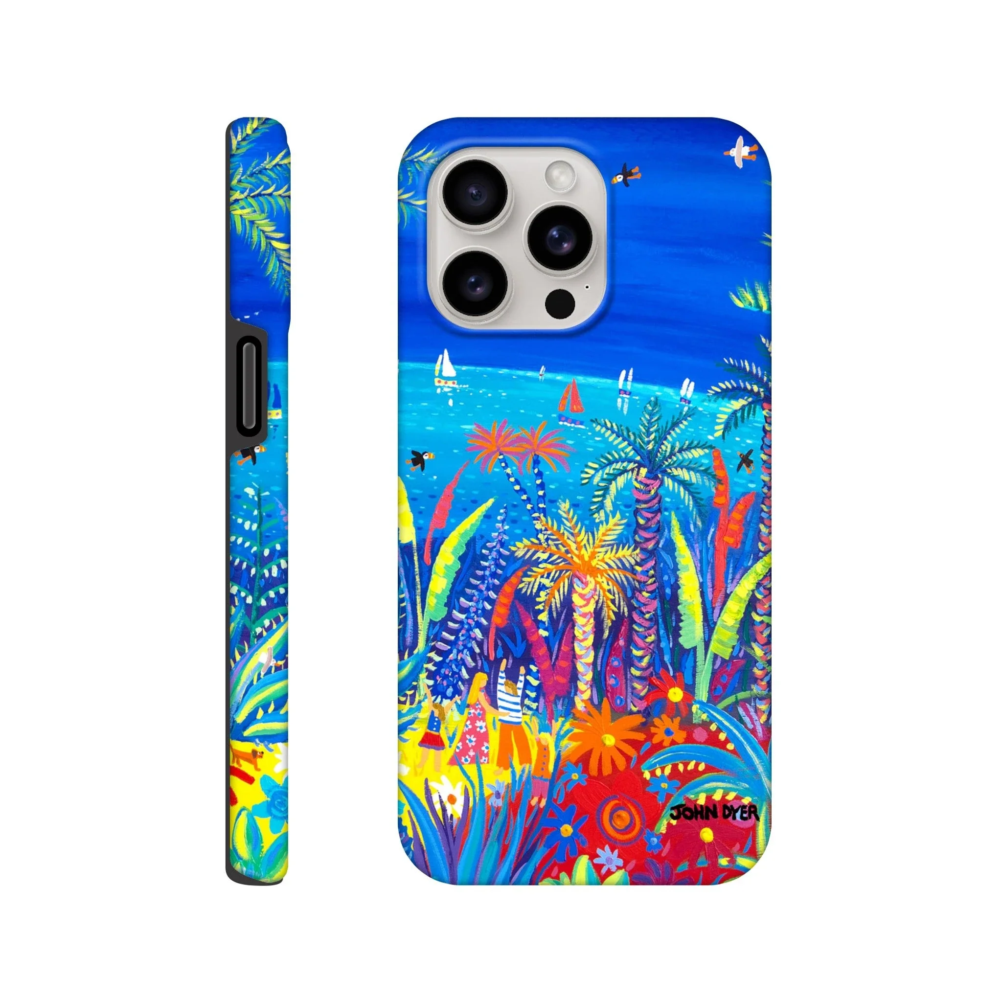 Tough Art Phone Case. Tresco Abbey Gardens. Artist John Dyer. Cornwall Art Gallery