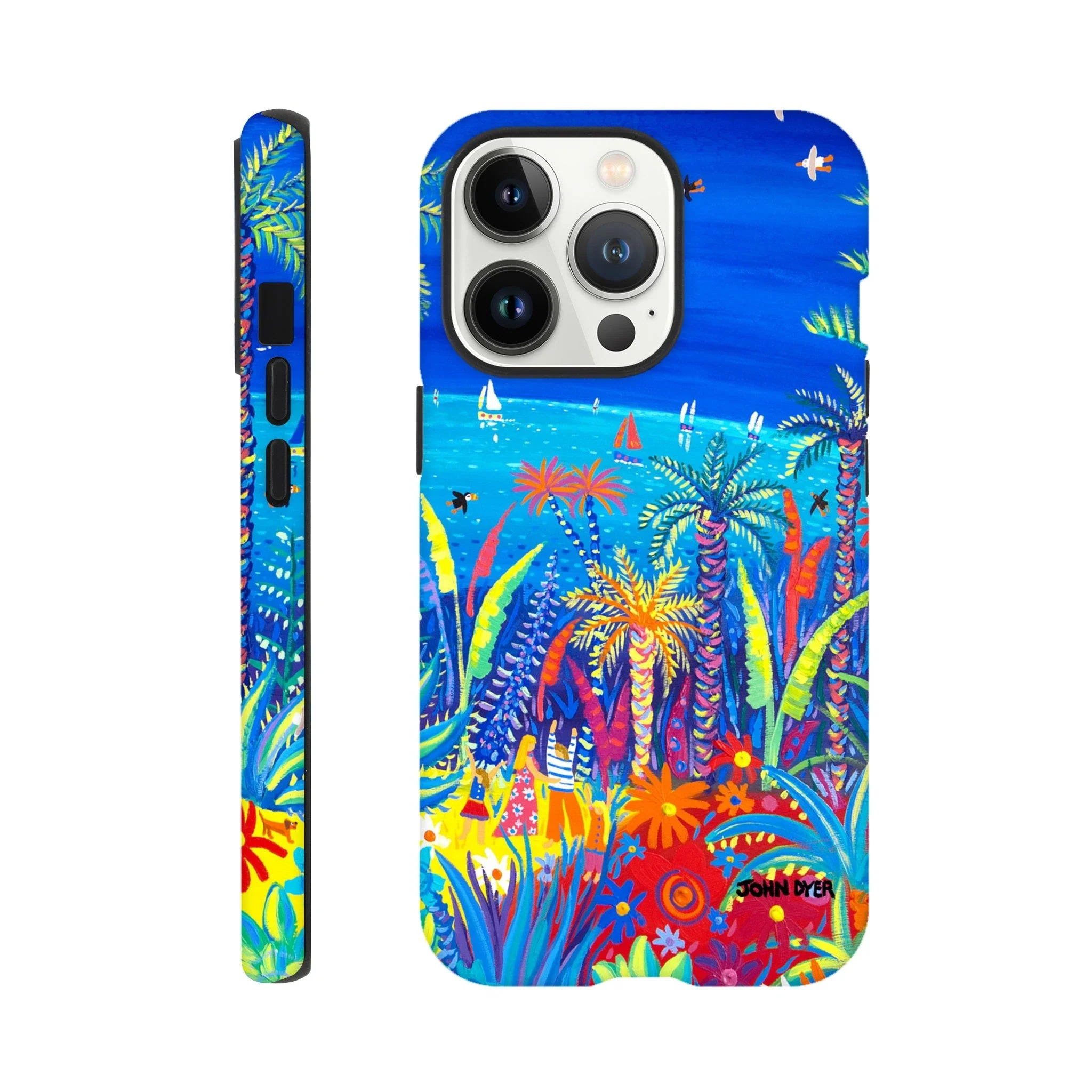 Tough Art Phone Case. Tresco Abbey Gardens. Artist John Dyer. Cornwall Art Gallery - Image 4