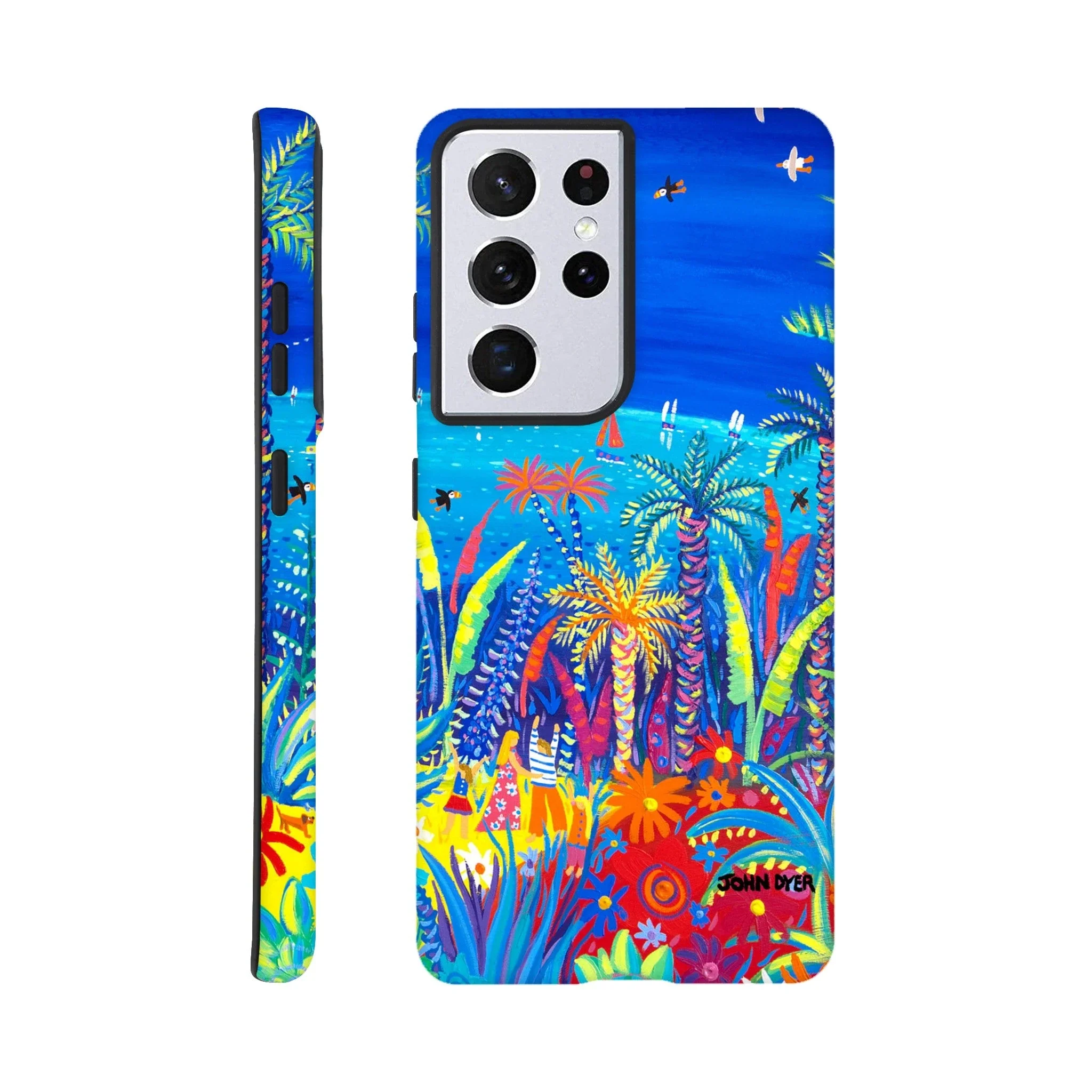 Tough Art Phone Case. Tresco Abbey Gardens. Artist John Dyer. Cornwall Art Gallery - Image 45