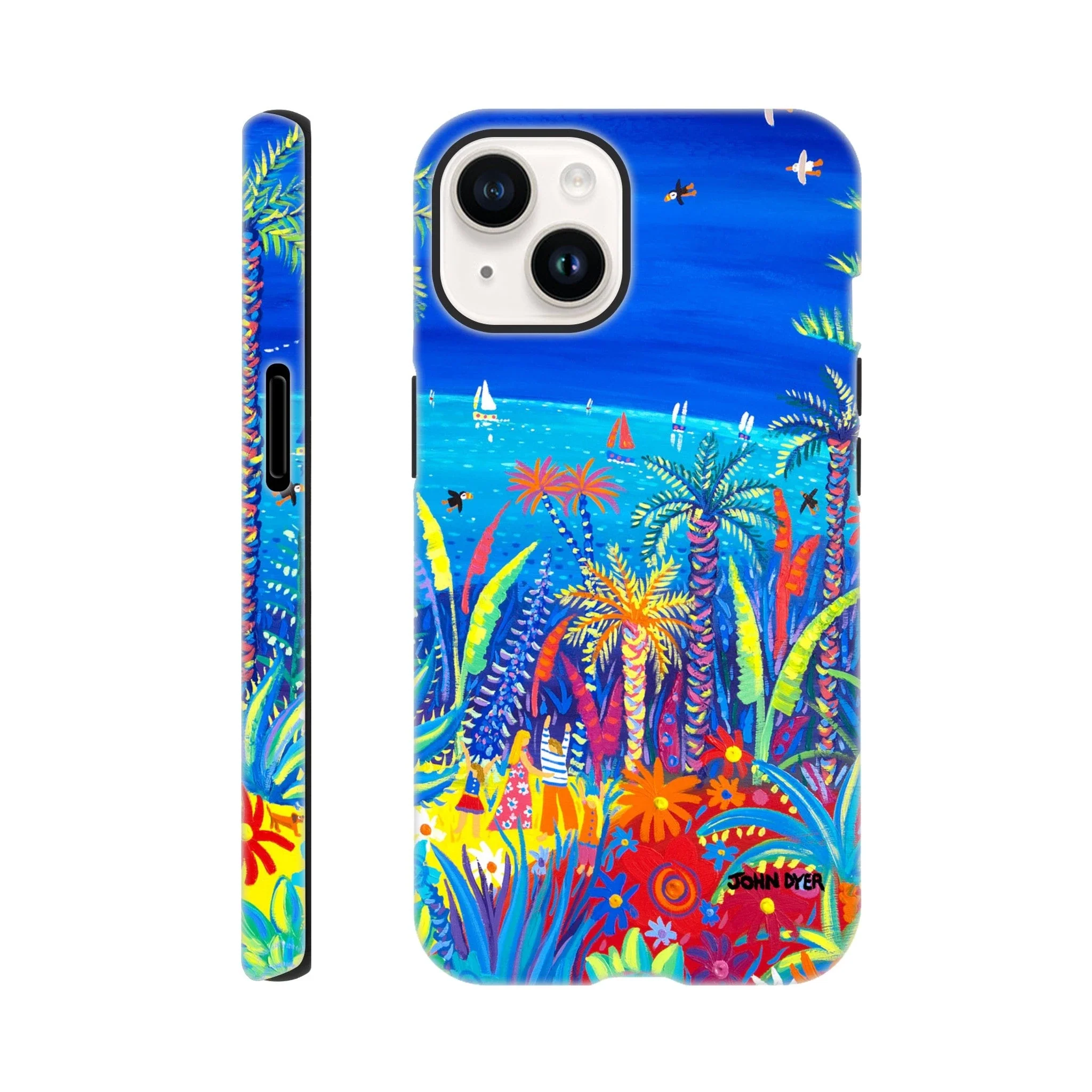 Tough Art Phone Case. Tresco Abbey Gardens. Artist John Dyer. Cornwall Art Gallery - Image 6