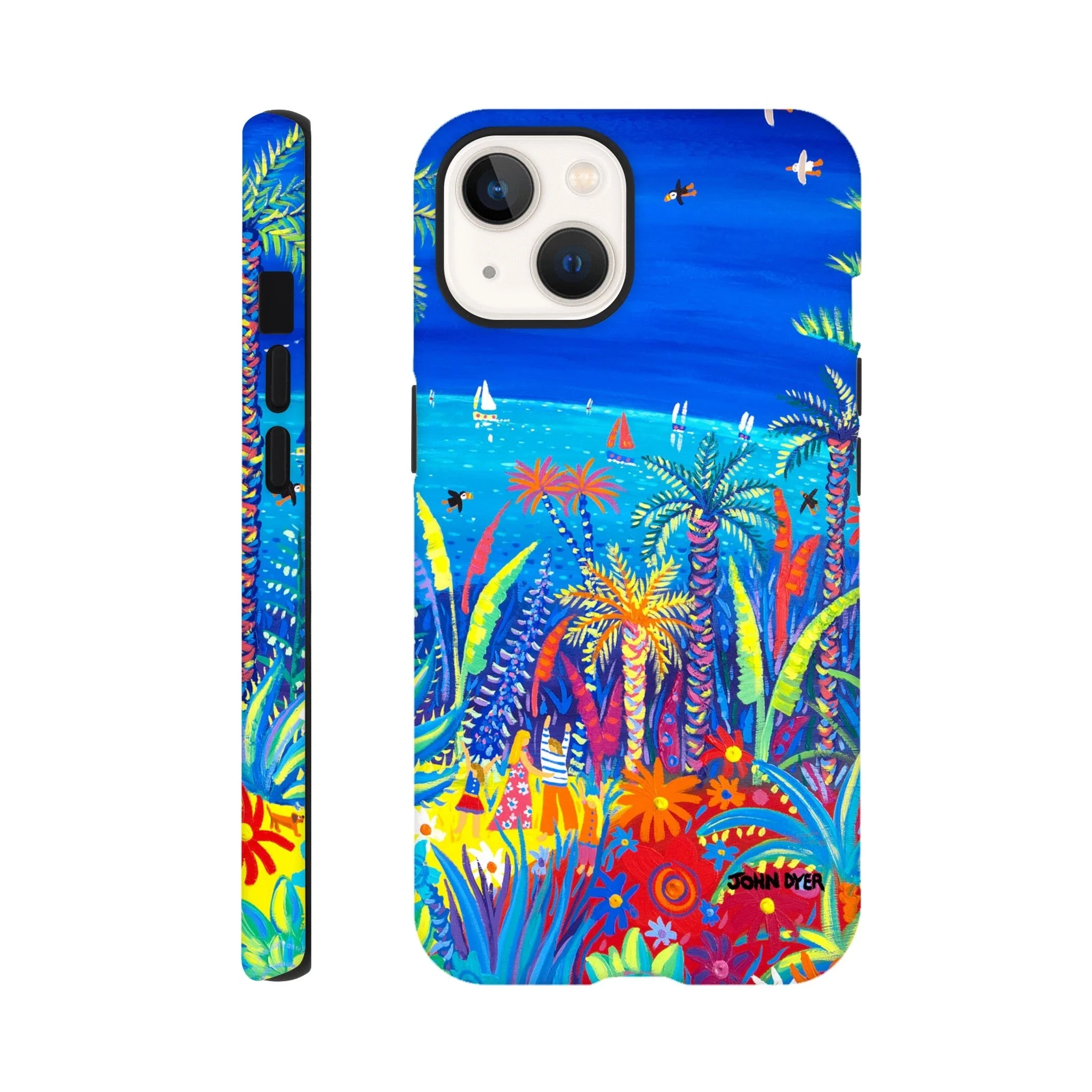 Tough Art Phone Case. Tresco Abbey Gardens. Artist John Dyer. Cornwall Art Gallery - Image 9