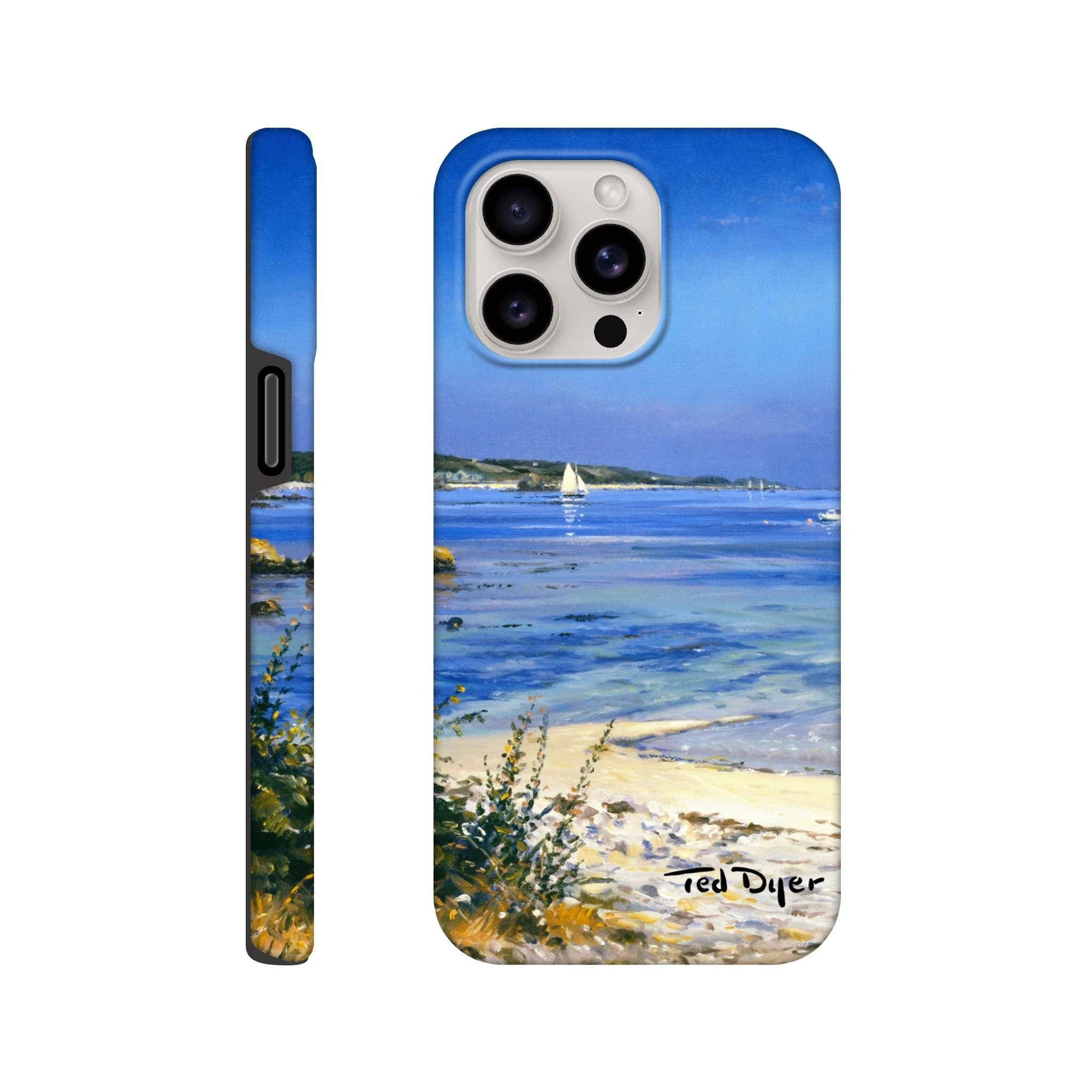 Tough Art Phone Case. Tresco, Isles of Scilly. Artist Ted Dyer. Cornwall Art Gallery - Image 10