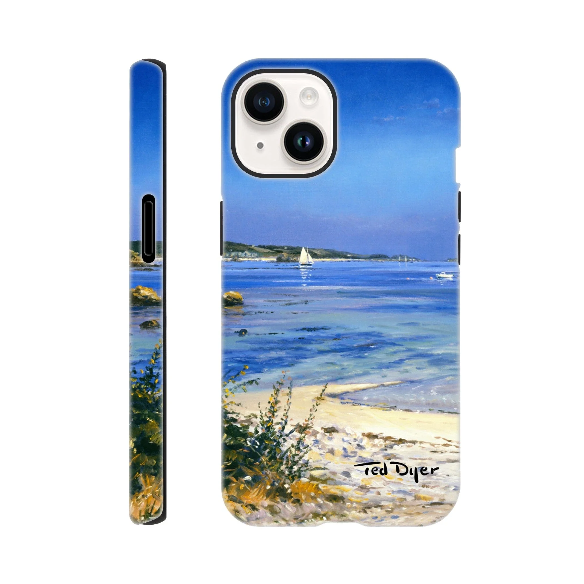 Tough Art Phone Case. Tresco, Isles of Scilly. Artist Ted Dyer. Cornwall Art Gallery - Image 4