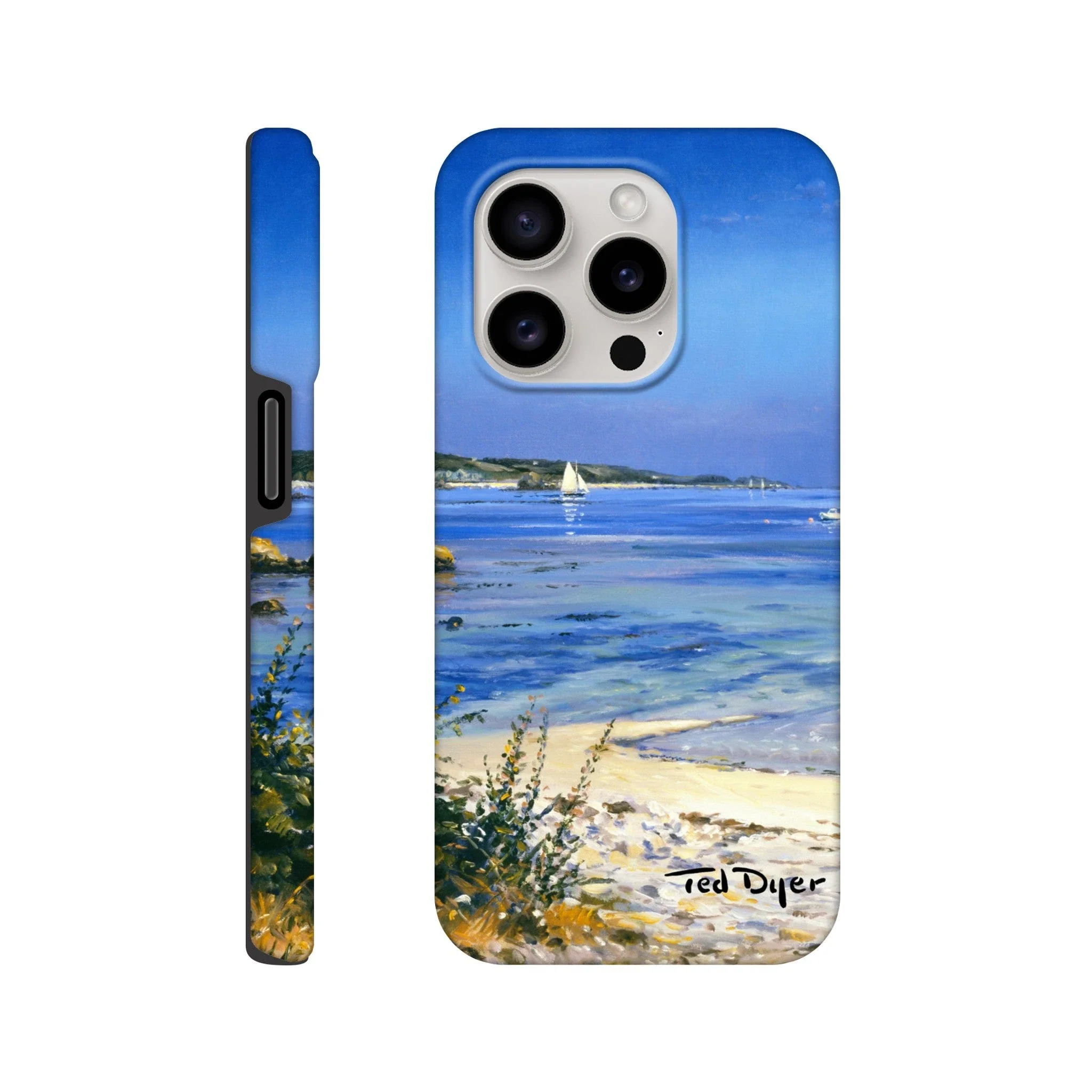 Tough Art Phone Case. Tresco, Isles of Scilly. Artist Ted Dyer. Cornwall Art Gallery - Image 5