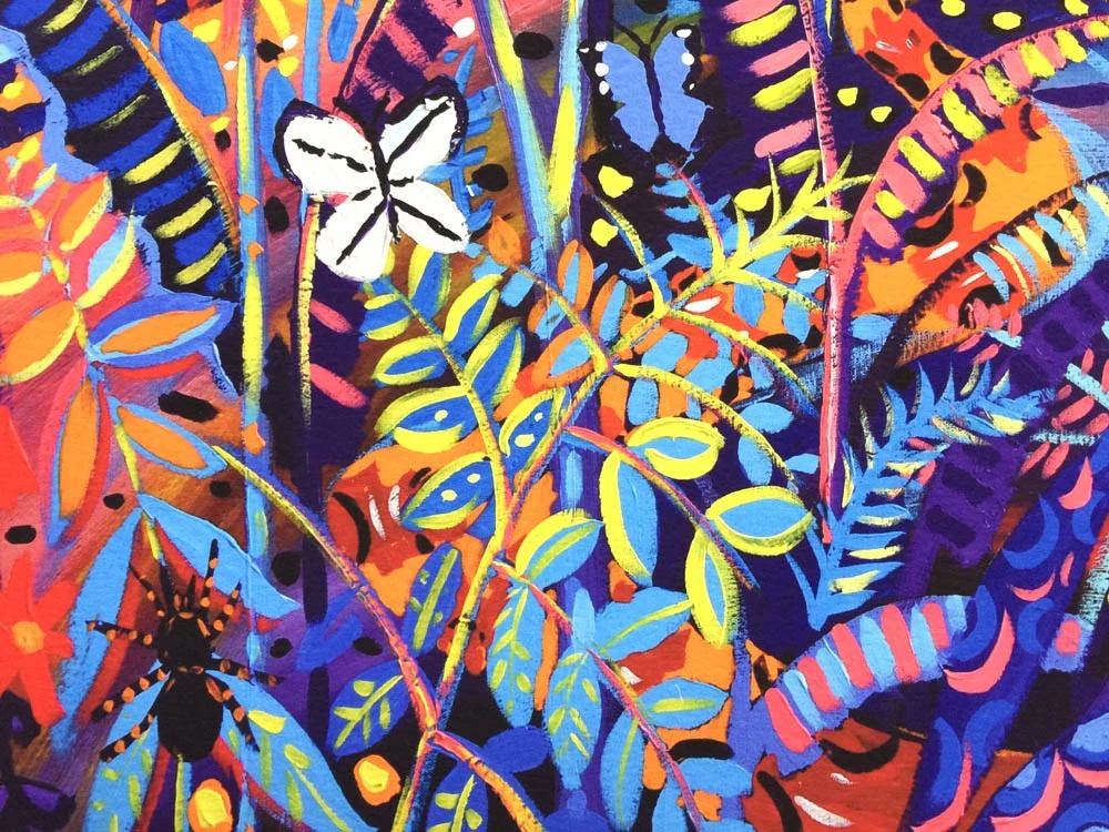 Vana - The Amazon Rainforest Spirit of our Shadows. Limited print by artist John Dyer Eden Project Artist in Residence - Image 3