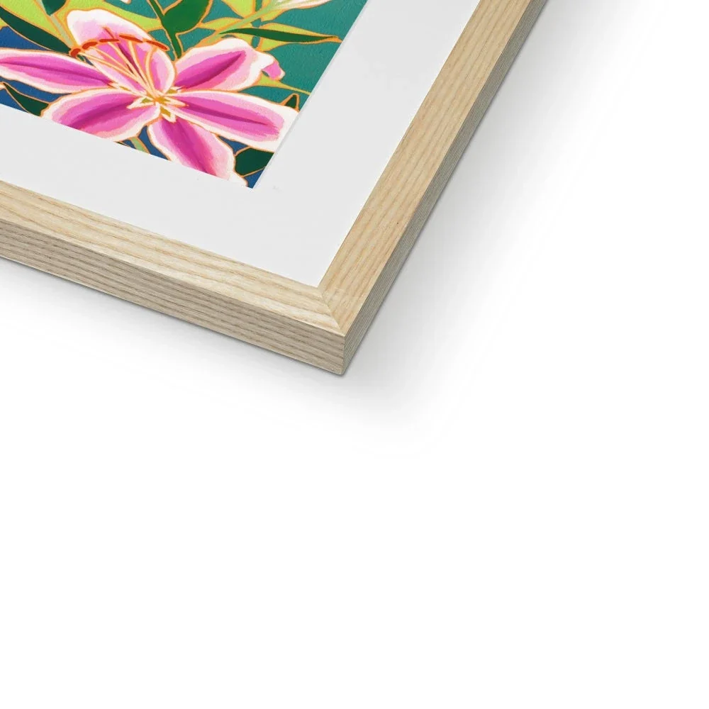 Joanne Short Framed Open Edition Cornish Fine Art Print. 'Wild Flowers and Wedding Lilies'. Cornwall Art Gallery - Image 9