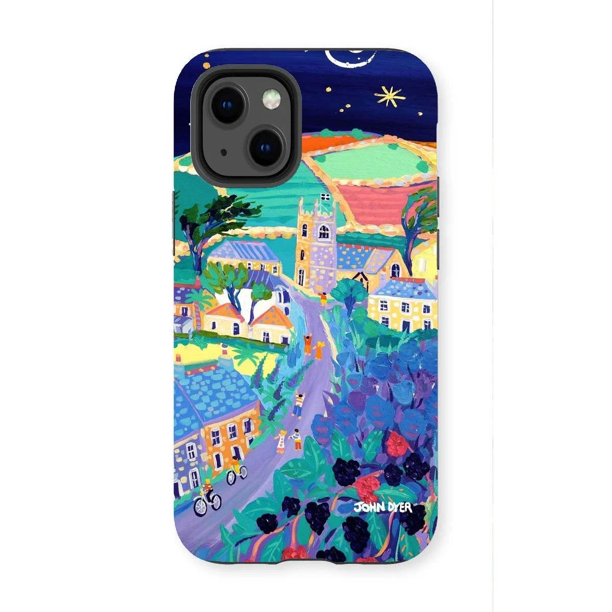 Tough Art iPhone Case. Zennor. Artist John Dyer. Cornwall Art Gallery - Image 2